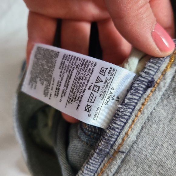 4T Girls Jeans Old Navy Stretchy boot cut - Picture 2 of 6